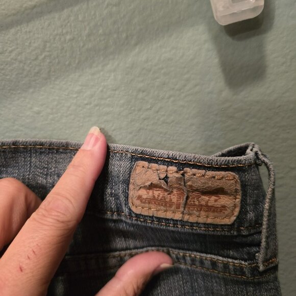 Levis 515 Boot Cut Mens Jeans Size 29 30 Long Levi Stonewashed - Picture 6 of 12